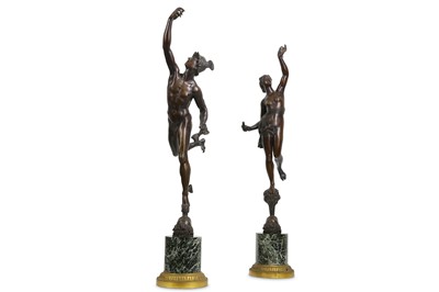 Lot 108 - AFTER GIAMBOLOGNA (ITALIAN, 1529-1608): A PAIR...