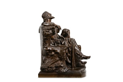 Lot 94 - A LATE 19TH CENTURY FRENCH BRONZE FIGURAL...