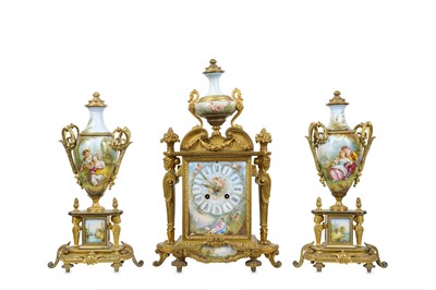 Lot 149 - A LATE 19TH CENTURY FRENCH SEVRES STYLE...