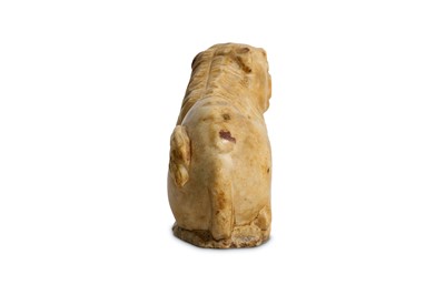 Lot 1 - A 15TH CENTURY GOTHIC CARVED ALABASTER MODEL...