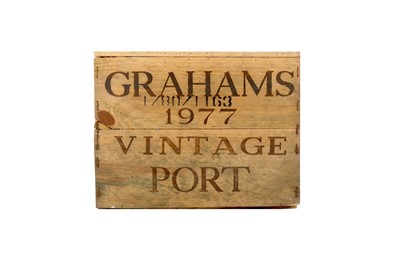 Lot 410 - 12 Bottles of Graham's Port 1977 in Original...