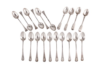 Lot 95 - A mixed group of sterling silver flatware,...