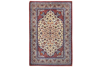 Lot 46 - A VERY FINE ISFAHAN RUG, CENTRAL PERSIA approx'...