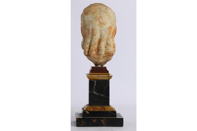 Lot 329 - AN AFTER THE ANTIQUE MARBLE HEAD Depicting the...