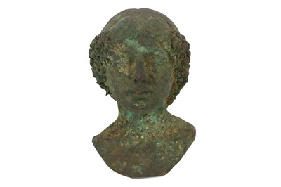 Lot 330 - AN AFTER THE ANTIQUE BRONZE HEAD Solid cast,...