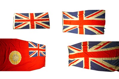 Lot 369 - A large British red ensign with the Star of...