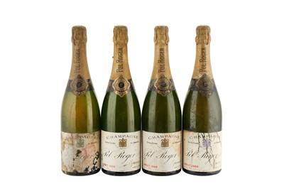 Lot 26 - 3 Bottles of Pol Roger 1969 & 1 Bottle of Pol...