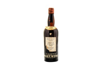 Lot 383 - 1 Bottle of Croft's Vintage Port 1945 1 Bottle...