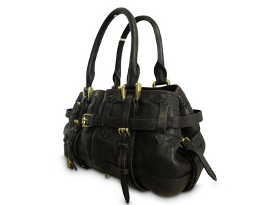 Lot 102 - Burberry Brown Leather Shoulder Bag