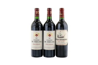 Lot 202 - 2 Bottles of Chateau de Fieuzal 2002 & 1...