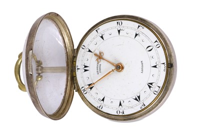 Lot 47 - AN ENGLISH PAIR-CASED POCKET WATCH ENGRAVED...