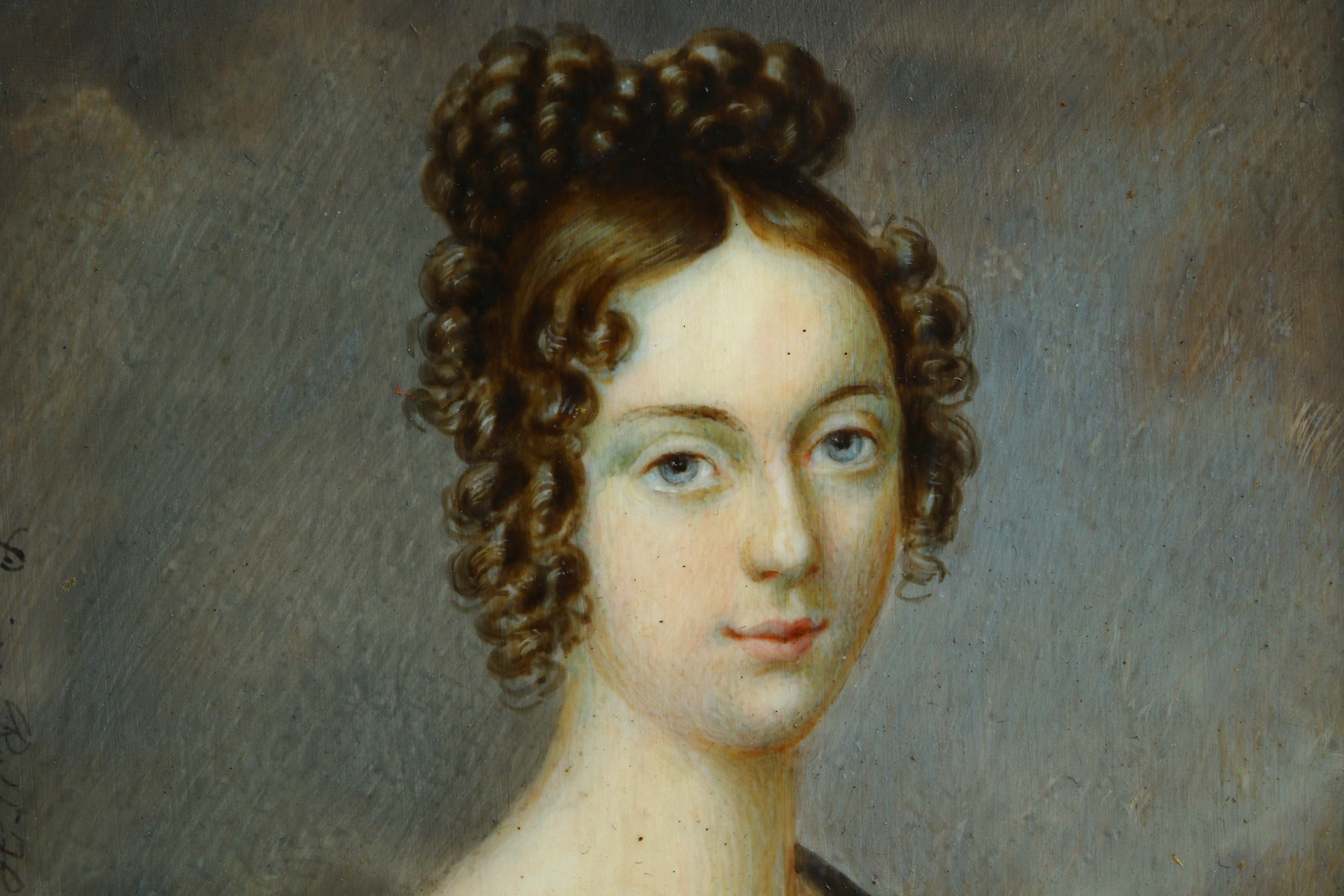 Lot 61 A PORTRAIT MINIATURE OF BYRON S HALF SISTER lot-61-a-portrait-miniature-of-byron-s-half-sister