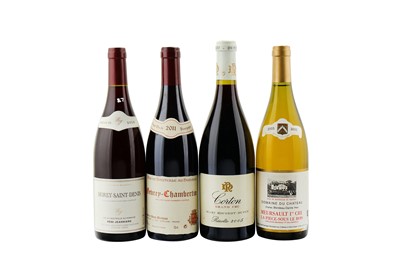 Lot 248 - 4 Bottles of Mixed Burgundy both Red(3) and...