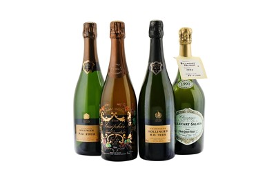 Lot 17 - 4 Bottles of Vintage Champagne from Various...