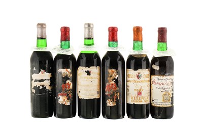 Lot 304 - 6 Bottles of Rioja from Between 1942 and 1964...