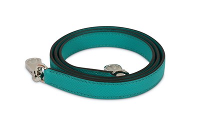 Lot 294 - Hermes Blue Paon Epsom Kelly Sellier 25