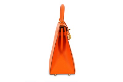 Lot 285 - Hermes Classic Orange Epsom Kelly Sellier 32