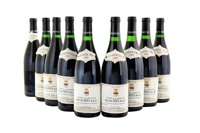 Lot 267 - 9 Bottles of M. Chapoutier Hermitage Monier de...