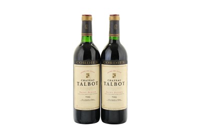 Lot 162 - 2 Bottles of Chateau Talbot 1985 Saint-Julien,...