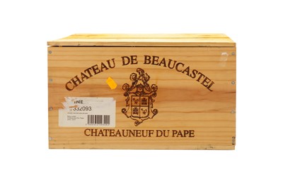 Lot 260 - 6 Bottles of Beaucastel Chateauneuf-du-Pape...