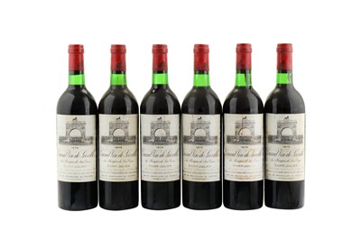 Lot 98 - 5 Bottles of Grand Vin Leoville 1976. 5...