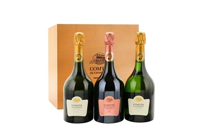 Lot 31 - 3 Bottles of Taittinger Comtes de Champagne...