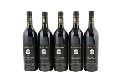 Lot 351 - 5 Bottles of Henschke Mount Edelstone Shiraz...