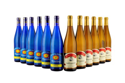 Lot 340 - 12 Bottles comprising of 2 German White Wines...