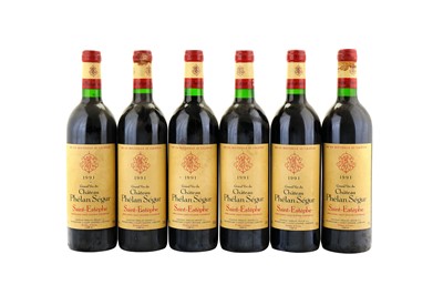 Lot 153 - 6 Bottles of Chateau Phelan Segur 1991...