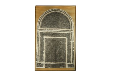 Lot 589 - A LARGE CHINESE RUBBING MOUNTED AS A HANGING...