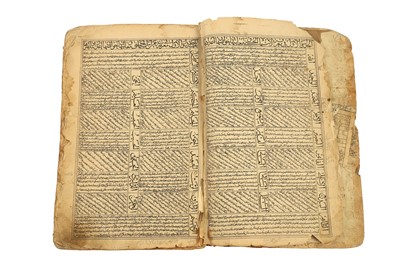 Lot 204 - FOUR TEXTS ON GEOMANCY, DIVINATION, CONDUCT, JURISPRUDENCE AND A MANUSCRIPT OF LAMENTATION POETRY