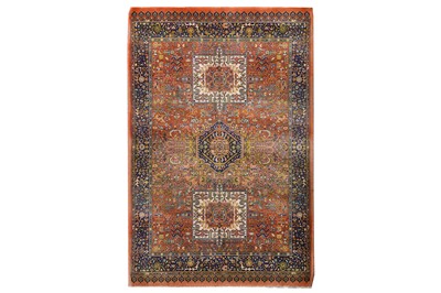 Lot 229 - An Indian carpet approx: 8ft.9in. x...