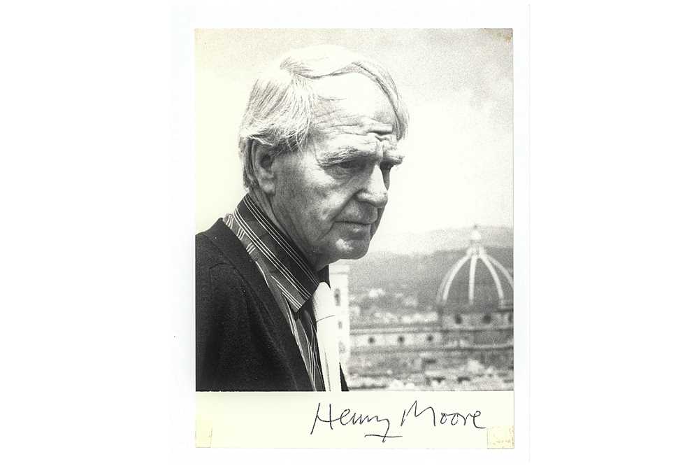 Lot 311 - Moore (Henry) Black and white postcard...