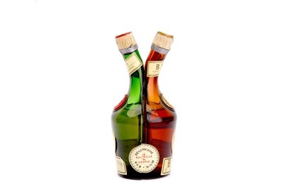 Lot 377 - ONE TWIN NECK BOTTLE OF BENEDICTINE AND BRANDY...