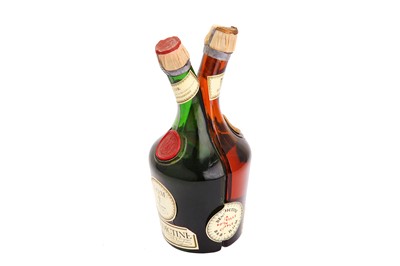 Lot 377 - ONE TWIN NECK BOTTLE OF BENEDICTINE AND BRANDY...