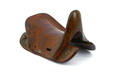 Lot 305 - A 19TH CENTURY HORSE SADDLE, OF A TYPE USED IN...