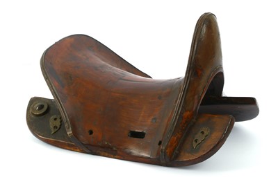 Lot 305 - A 19TH CENTURY HORSE SADDLE, OF A TYPE USED IN...