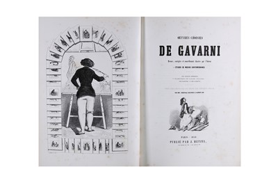 Lot 10 - Caricatures.- Daumier (Honoré) Les Cent Robert-...