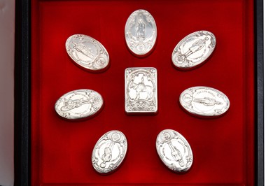 Lot 110 - A cased modern Elizabeth II sterling silver...