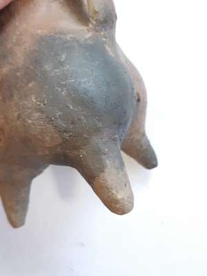 Lot 657 - FOUR CHINESE EARLY POTTERY VESSELS.