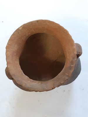 Lot 657 - FOUR CHINESE EARLY POTTERY VESSELS.