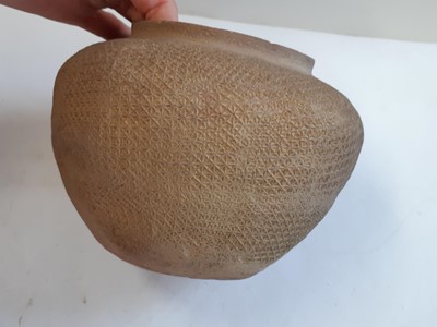 Lot 657 - FOUR CHINESE EARLY POTTERY VESSELS.