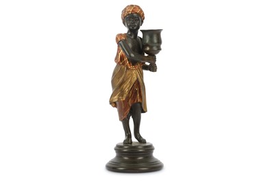 Lot 279 - A late 20th Century Orientalist cold painted...