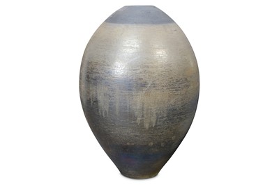 Lot 336 - A large contemporary pottery vase of ovoid...
