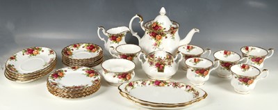 Lot 146 - A Royal Albert "Old Country Roses" bone china...