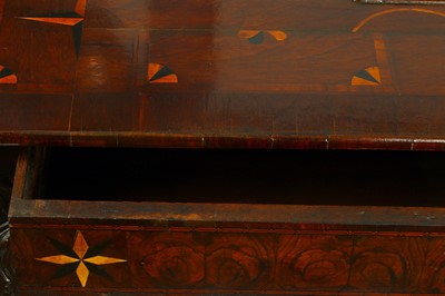 Lot 132 - An 18th Century marquetry inlaid walnut side...