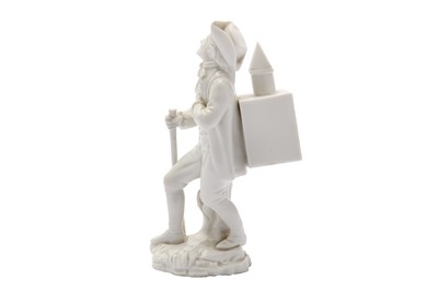 Lot 332 - A 19TH CENTURY HOCHST PORCELAIN FIGURE OF AN...