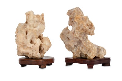 Lot 297 - Two small Chinese scholar's rocks.
