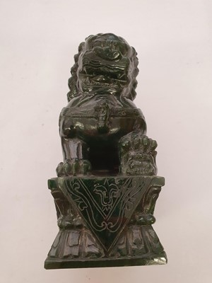Lot 408 - A GROUP OF CHINESE JADE CARVINGS.