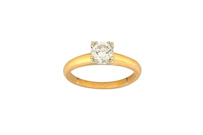 Lot 169 - A diamond single-stone ring The brilliant-cut...